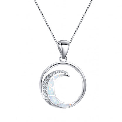 Moon-Shaped Pendent