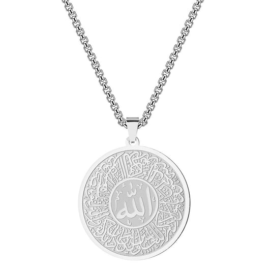 Men Calligraphy Necklace Jewellery