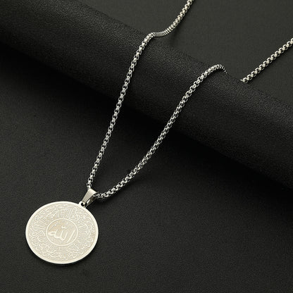 Men Calligraphy Necklace Jewellery