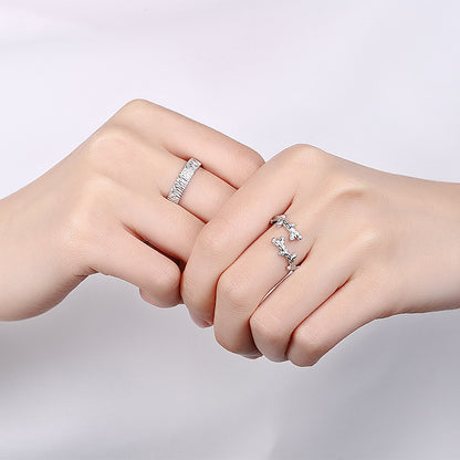 Tree And Vine Couple Rings